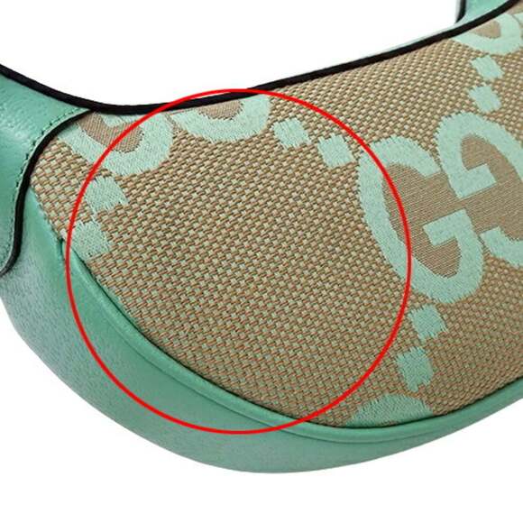 GUCCI Cream Canvas Shoulder Bag - Picture 12 of 12